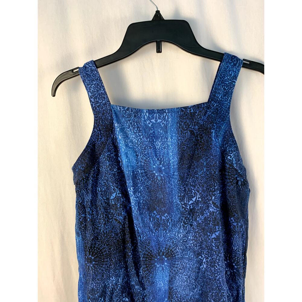 DKNY Petite Faded-Print Square-Neck Mini Shift Dress Indigo Blue – Size 6P – NWT - Picture 4 of 6